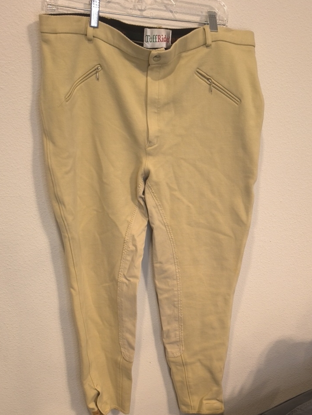 TuffRider Women’s Light Beige Riding Breeches 34 Waist 24 Inseam